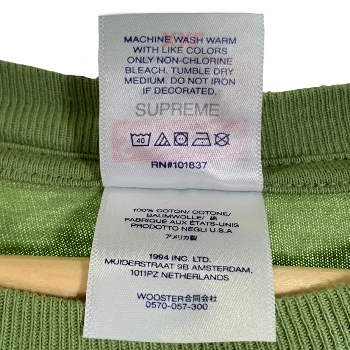 SUPREME シュプリーム 24SS Records Tee レコード プリントTシャツ モスグリーン Size XXL 福生店