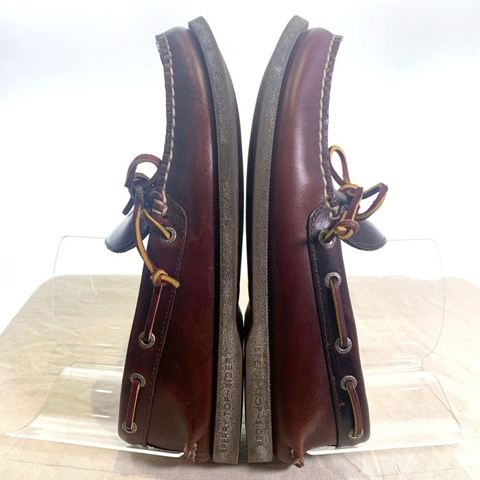 SPERRY TOP-SIDER スペリー トップサイダー 革靴 レザー デッキシューズ ブラウン 1550748 Size 8.5 福生店