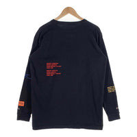 Carhartt WIP カーハート HERON PRESTON ヘロンプレストン LS TEE ロングスリーブTシャツ ブラック 刺繡 HMAB005F18719057 Size M 福生店