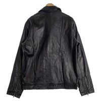 adidas アディダス ALYASHA アルヤシャ LEATHER RIDERS JACKET SHEEPSKIN LEATHER レザー ライダースジャケット シープスキン 羊革 ブラック E75732 Size L 福生店