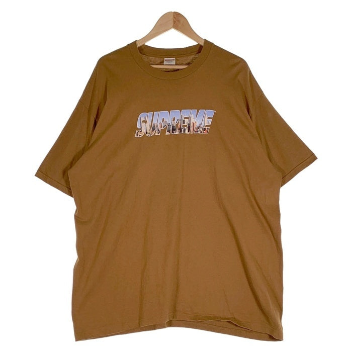 SUPREME シュプリーム 23AW Gotham Tee ゴッサム Tシャツ プリント ブラウン Size XXL 福生店
