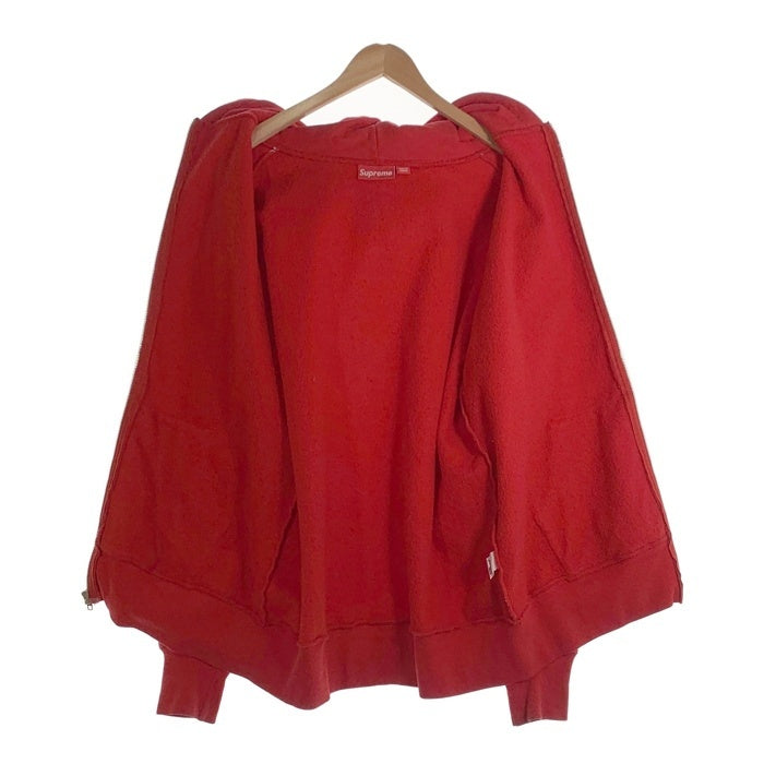 SUPREME シュプリーム アーチロゴ ジップアップ フーディー パーカー レッド カナダ製 オールド Size XL 福生店