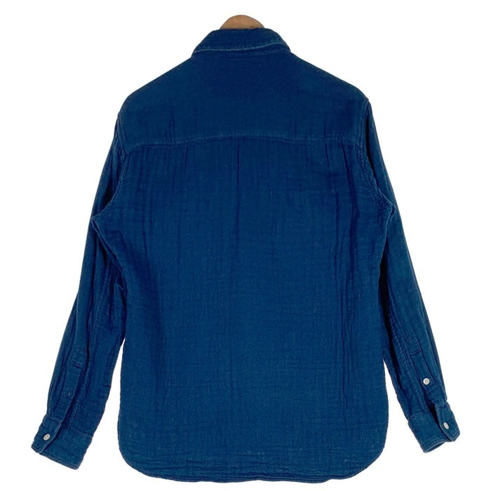 NEIGHBORHOOD ネイバーフッド 17AW コットン ロンT 長袖シャツ ブルー 172AWAQNH-SHM01 Size M 福生店