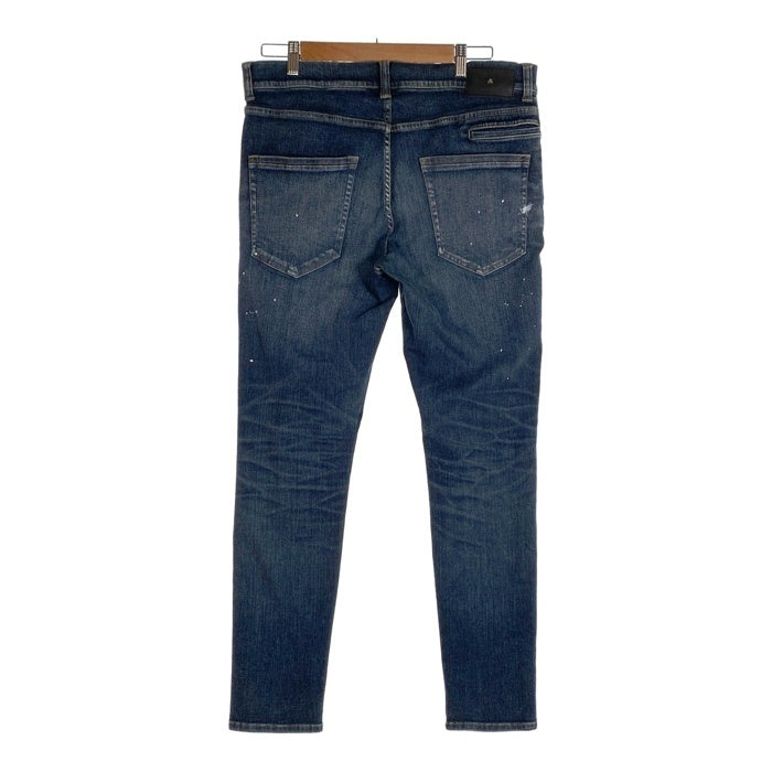 junhashimoto ジュンハシモト NEW CARROT FIT DENIM ニューキャロットフィット デニムパンツ ストレッチスキニー ウォッシュ/ペンキ加工 1082310001 Size 5 福生店