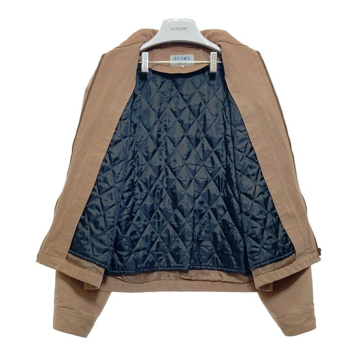 BEAMS ビームス ジップアップジャケット ベージュ Size L 瑞穂店