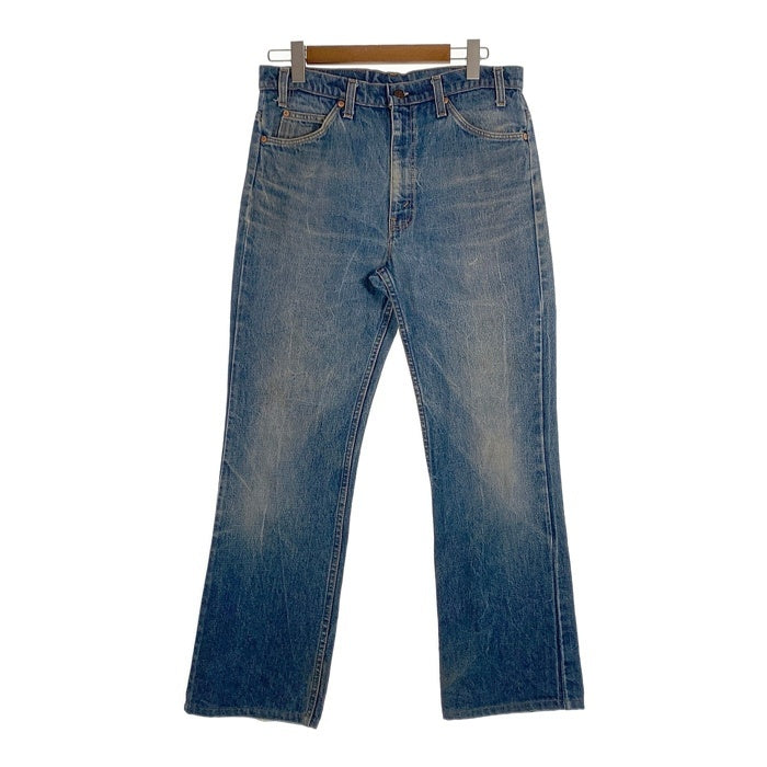 80-90's Levi's リーバイス 517 ブーツカット デニムパンツ インディゴ オレンジタブ SCOVILL USA製 Size 34×36 福生店