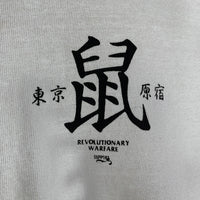 RATS ラッツ 25SS 鼠TEE プリントTシャツ 東京 原宿 コットン キュプラ ホワイト 25RT-0603 Size M 福生店