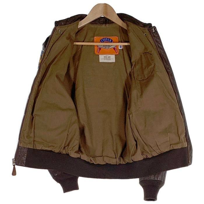 COOPER TYPE A-2 レザージャケット ブラウン GAC 201-01-8101M USA製 Size 36R 福生店