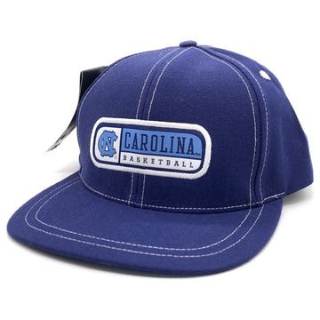 90's NIKE ナイキ CAROLINA BASKETBALL ノースカロライナ 大学 バスケットボール ワッペン キャップ ネイビー 福生店