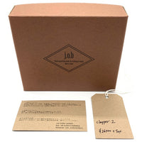 j.o.b leather products ジェイオービーレザープロダクツ Clapper 2 レザーウォレット 二つ折り財布 マネークリップ ブラック 茶芯 福生店