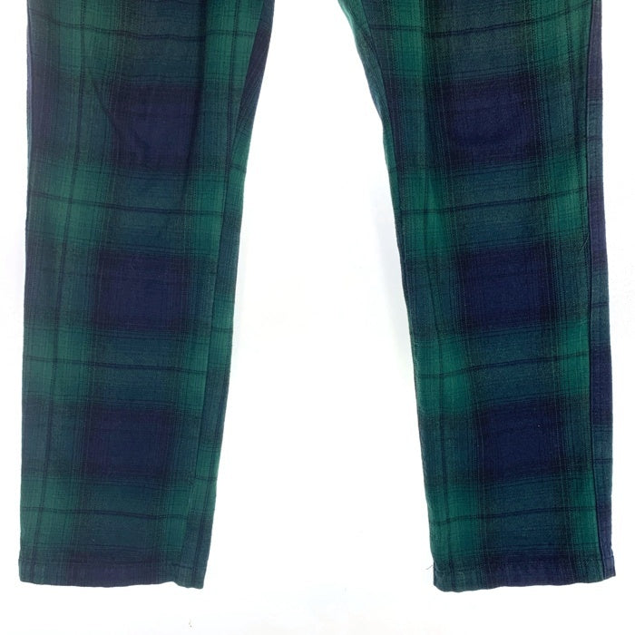 HUF ハフ CAMDEN PLAID TRACK PANT チェック トラックパンツ グリーン Size M 福生店
