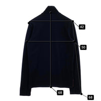 PRADA SPORT プラダスポーツ ハーフジップ プルオーバーロングスリーブカットソー ブラック ナイロン ポリウレタン Size L 福生店