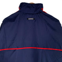CCM シーシーエム Newyork Rangers ニューヨーク レンジャース NHL ジップアップ ナイロン ジャケット ネイビー Size XL 福生店
