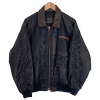 90's BE-HOT LIMITED ビーホット B-15型 レザーカラー ミリタリー フライトジャケット ブラック 8440-4131 Size M 福生店