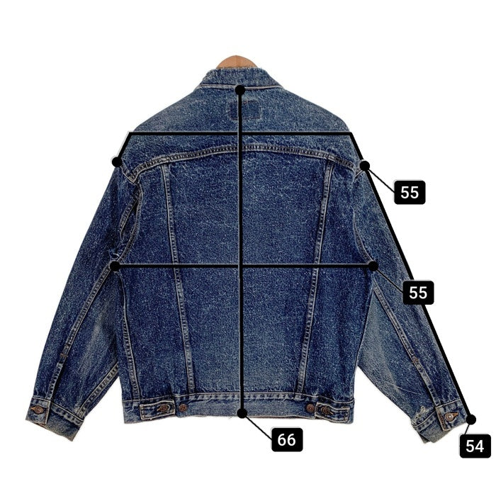 80's Levi's リーバイス ギャラクティックウォッシュ デニムトラッカージャケット インディゴ 4th 70505-0229 USA製 Size M 福生店