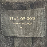 FEAR OF GOD フィアオブゴッド 裾ジップ トラックパンツ ブラック sizeL 瑞穂店