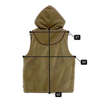 Gohemp ゴーヘンプ フード付きベスト ブラウン sizeS 瑞穂店