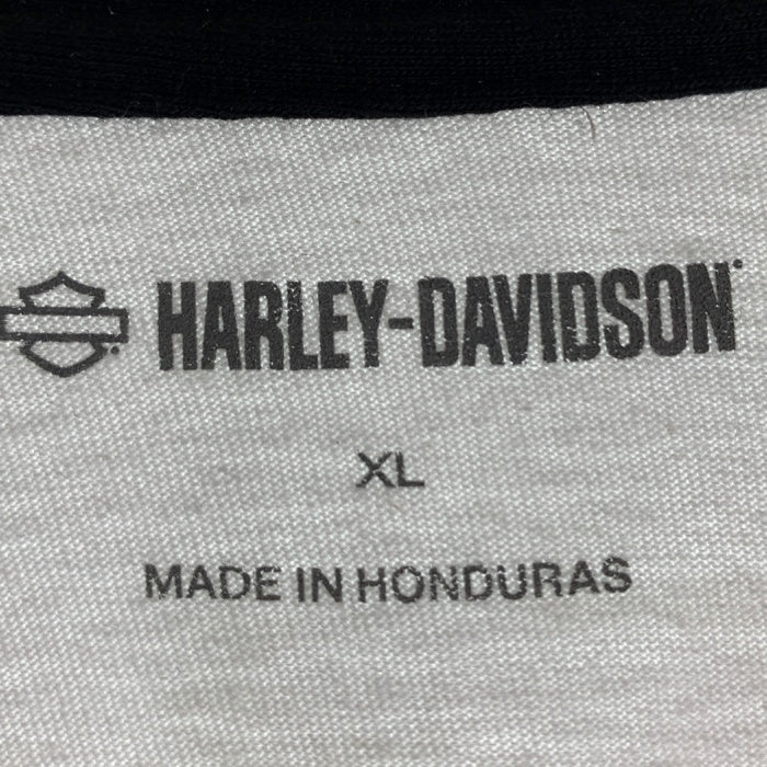 Harley-Davidson ハーレーダビッドソン プリント ロングスリーブTシャツ ホワイト ブラック 99092-24VM Size XL 福生店