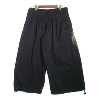 S'YTE サイト ヨウジヤマモト FIREWORKS EMBROIDERY BALLOON PANTS 刺繡 バルーンパンツ ブラック UT-P06-001 Size 3 福生店