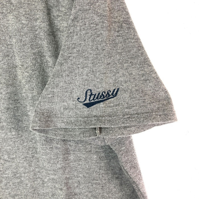 STUSSY ステューシー USA製 フットボールTシャツ サーマル グレー sizeL 瑞穂店