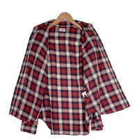 Rags McGREGOR ラグスマックレガー OMBRE CHECK SHIRTS 長袖 オンブレチェックシャツ コットン レッド 211176605 Size S 福生店