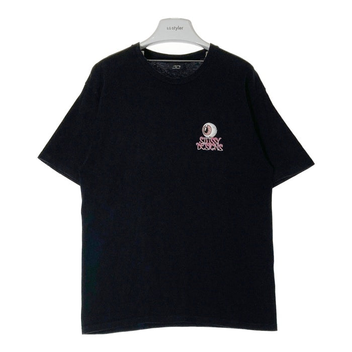STUSSY ステューシー 目玉 Tシャツ ブラック sizeM 瑞穂店