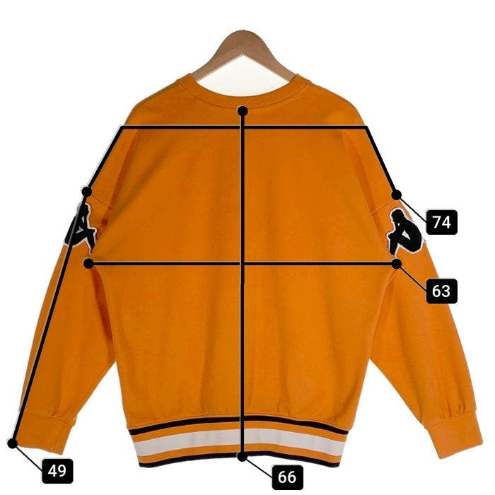 KAPPA カッパ BIG BANDA CREW SWEAT スウェット オレンジ Size M 福生店