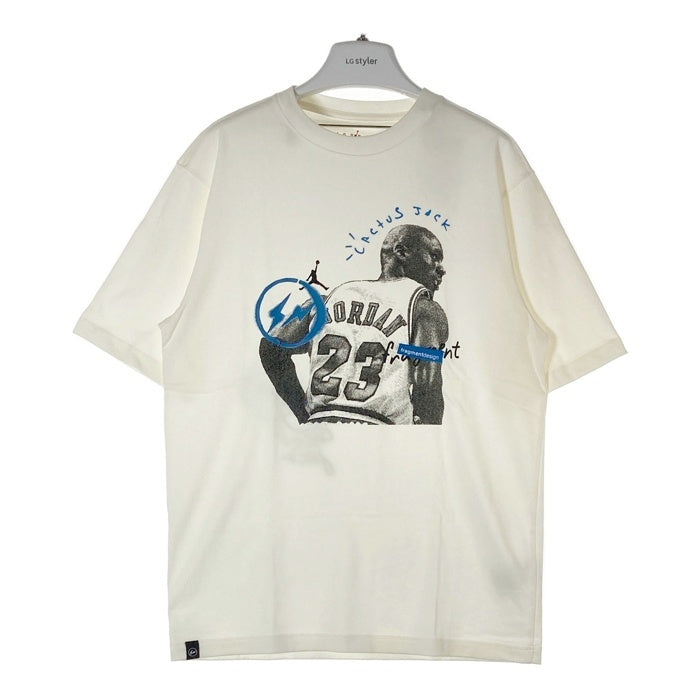 NIKE ナイキ x CACTUS JACK カクタス ジャック x Fragment Design フラグメント デザイン JORDAN BRAND M J TSF SS TEE DJ0619-133 ジョーダン Tシャツ ホワイト sizeS 瑞穂店
