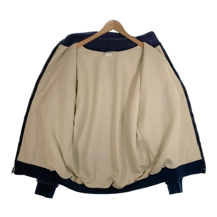 80's CARHARTT カーハート サーマル ジップ フーディー パーカー ネイビー Size XL 福生店