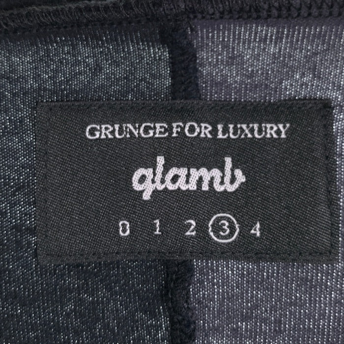 glamb グラム プリントTシャツ ブラック GB17SP/CS08 Size 3 福生店