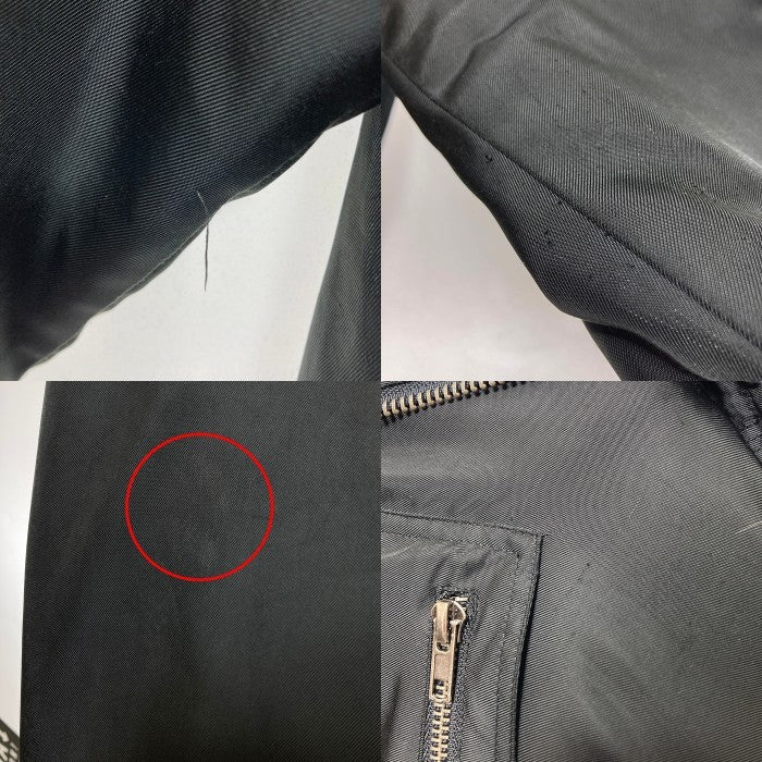 Roger&Raw ロジャーアンドロウ フードファーブルゾン ビッグシルエットファーMA-1 ブラック×カーキ sizeM 瑞穂店