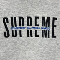 Supreme シュプリーム 18AW World Famous Crewneck グレー sizeS 瑞穂店