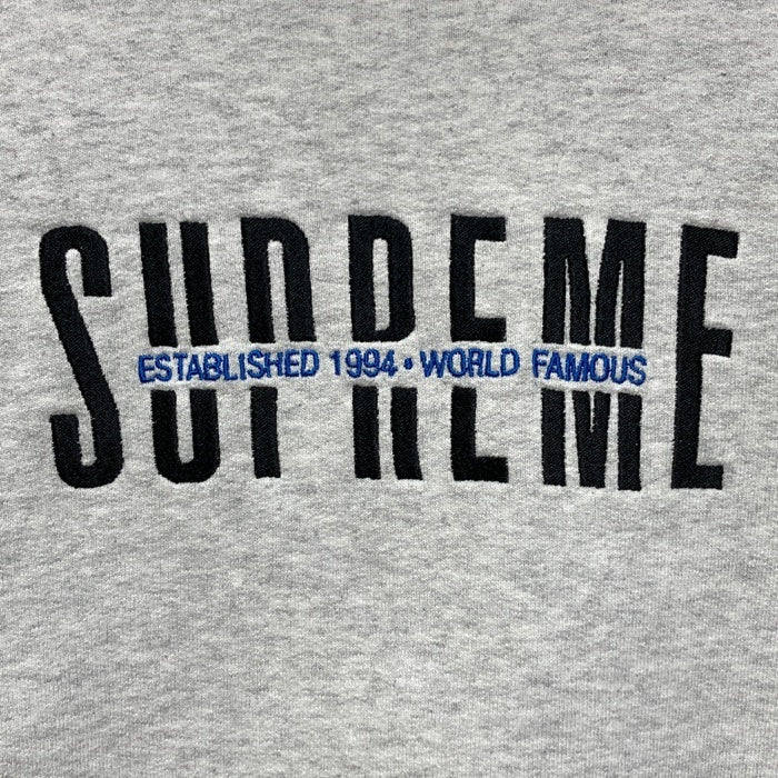 Supreme シュプリーム 18AW World Famous Crewneck グレー sizeS 瑞穂店