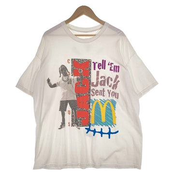 Travis Scott x McDonalds Cactus Jack "Tell Em Jack Sent You" T Shirts トラヴィススコット マクドナルド カクタスジャック 半袖 Tシャツ ホワイト Size XL 福生店