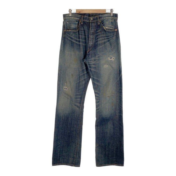 LEVI'S リーバイス S501XX 44501 大戦モデル復刻 デニムパンツ インディゴ ダメージ リペア Size 34 福生店