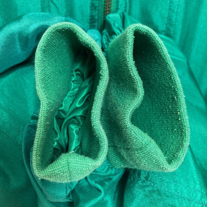 ジップアップ リブブルゾン グリーン Size L 瑞穂店