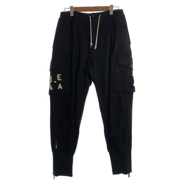EMPORIO ARMANI エンポリオアルマーニ ウール ポリアミド カーゴパンツ ブラック 厚手 Size 46 福生店