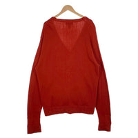 80's TOWNCRAFT タウンクラフト アクリルニット カーディガン レッド 香港製 Size XXL 福生店