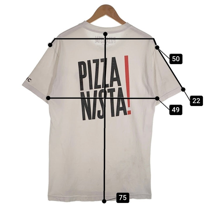 PIZZANISTA! ピザ二スタ 半袖 Tシャツ ホワイト Size L 福生店