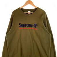 SUPREME シュプリーム 20SS Timberland ティンバーランド Crewneck クルーネックスウェットトレーナー オリーブ Size XL 福生店