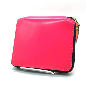 COMME des GARCONS コムデギャルソン SUPER FLUO-PINK ジップウォレット ピンク SA2100SF 福生店