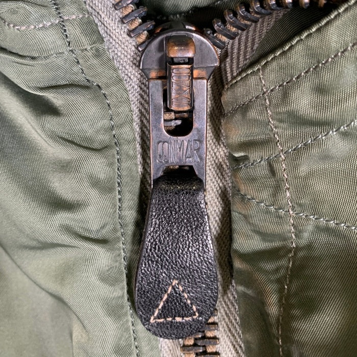 U.S. ARMY 60's ALPHA INDUSTRIES アルファインダストリーズ N-2B コヨーテファー  黒タグ CONMERジッパー フライトジャケット オリーブ MIL-J-6278D / 8415-270-0366 /DSA-1-2355-63-C  SIze M 福生店