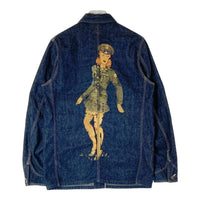HELLER'S CAFE ヘラーズカフェ WAREHOUSE ウエアハウス LARRY'S COLLECTION 1950's Military Art Coverall カバーオール インディゴ size38 瑞穂店