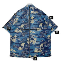 POLO SPORT ポロスポーツ ラルフローレン コットン オープンカラーシャツ アロハ ハイビスカス ブルー Size XL 瑞穂店