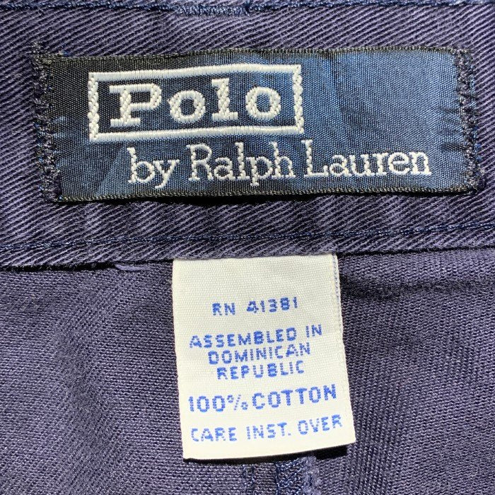 Polo by Ralph Lauren ポロラルフローレン POLO CHINO 2タック チノパンツ ネイビー Size 36×30 福生店