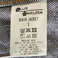 BLUE SAKURA ブルーサクラ 1st Gジャン デニムジャケット インディゴ size1 瑞穂店