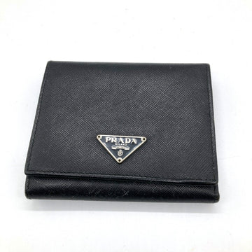 PRADA プラダ サフィアーノ 3つ折り財布 ブラック -1 瑞穂店