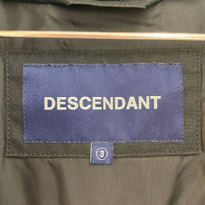 DESCENDANT ディセンダント 18AW 182TQDS-JKM02 FROID PRIMALOFT JACKET フロイド プリマロフト ダウンジャケット ブラック size3 瑞穂店