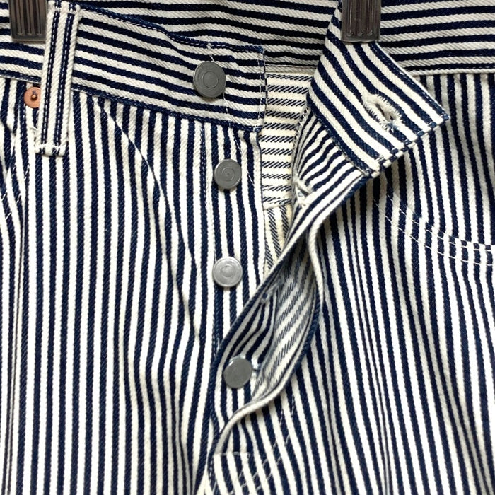 SCYE Basic サイベーシックス ストライプパンツ ネイビー size27 瑞穂店