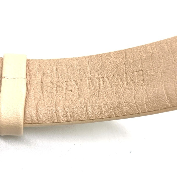 ISSEY MIYAKE イッセイミヤケ VJ20-0020 TWELVE by Naoto Fukasawa ベージュ 腕時計 瑞穂店